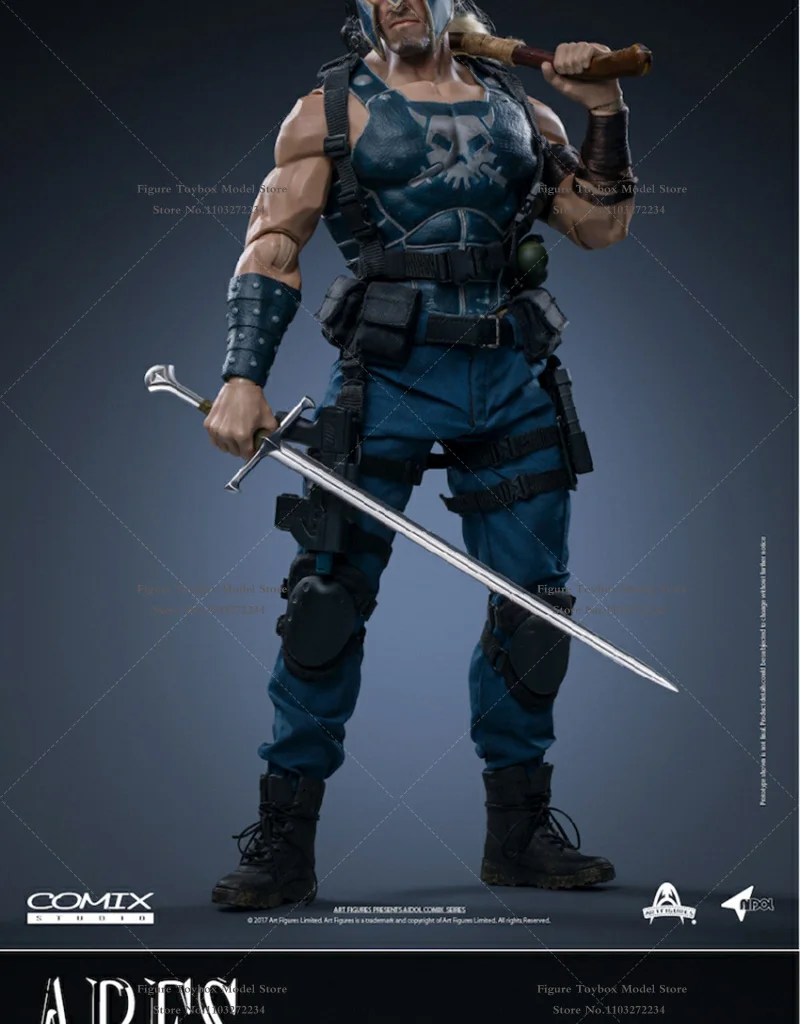 Фото Фигурки арт Aidol 4 1/6 коллекционный Бог войны Ares, модель человека, игрушки, фигурка греческого мифа, деликатная 12 дюймов, полный комплект, подвижные мужские куклы №5