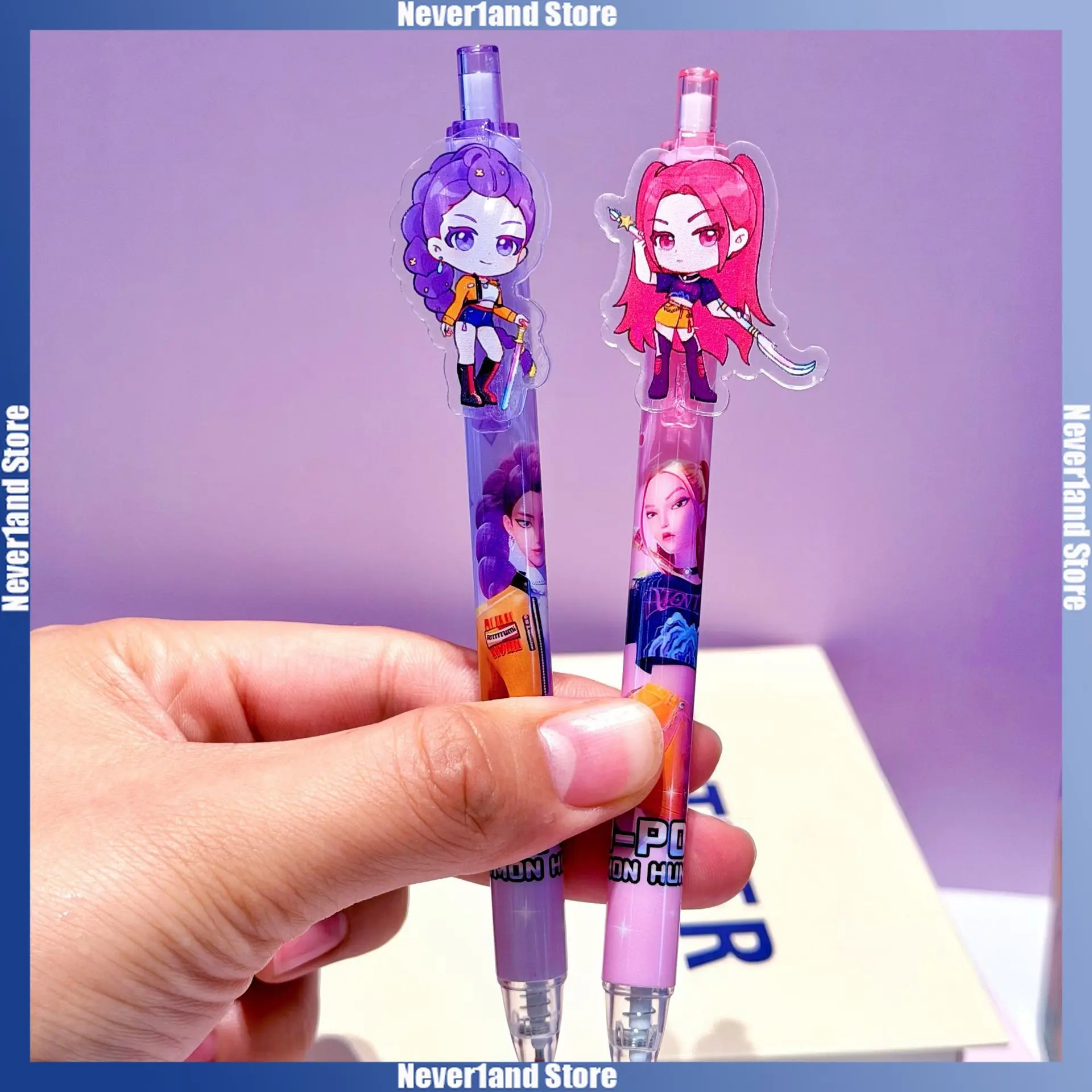 Set di 6/12/18 Penne Gel Anime Hunter Rumi Mira Zoey Saja - immagine 4