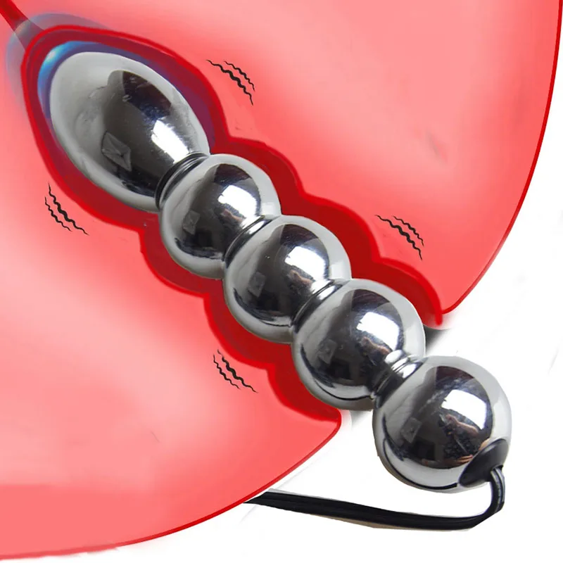 Anal Butt Plugs Electro Shock Penis Cock Ring Electric Shocker Sex E-stim BDSM Toys