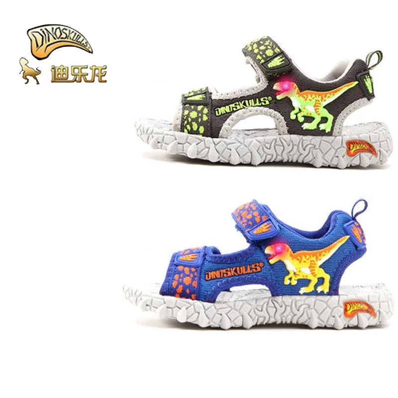 Dinosaur sandals for children Tyrannosaurus rex boy triceratops sandals for middle and young children Baotou anti-skid