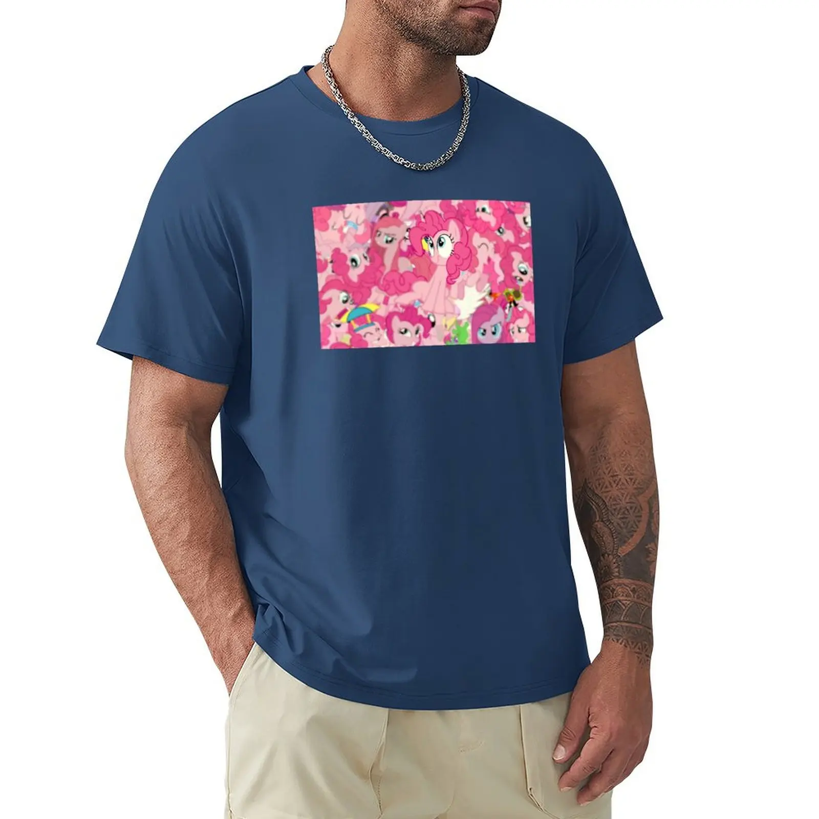 Pinkie Pie / Pies T-Shirt Customizeds Cute Tops Maglietta Da Uomo