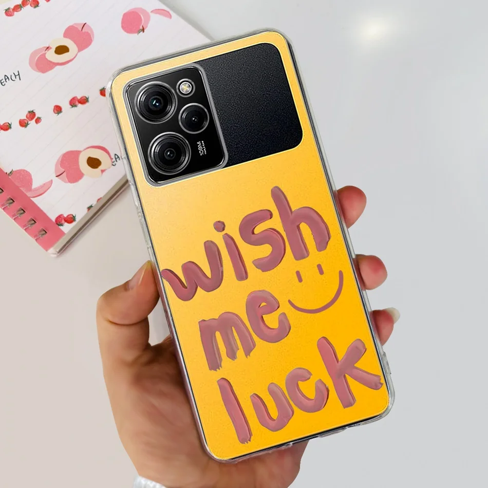 Elegant Printed Soft Silicone TPU Phone Case - Compatible with Poco X5 Series