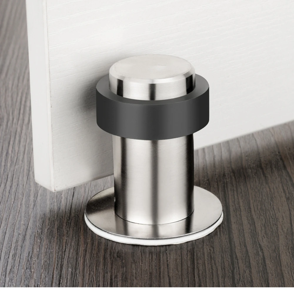 Door Stopper Rubber Stainless Steel Gaskets Floor Safety