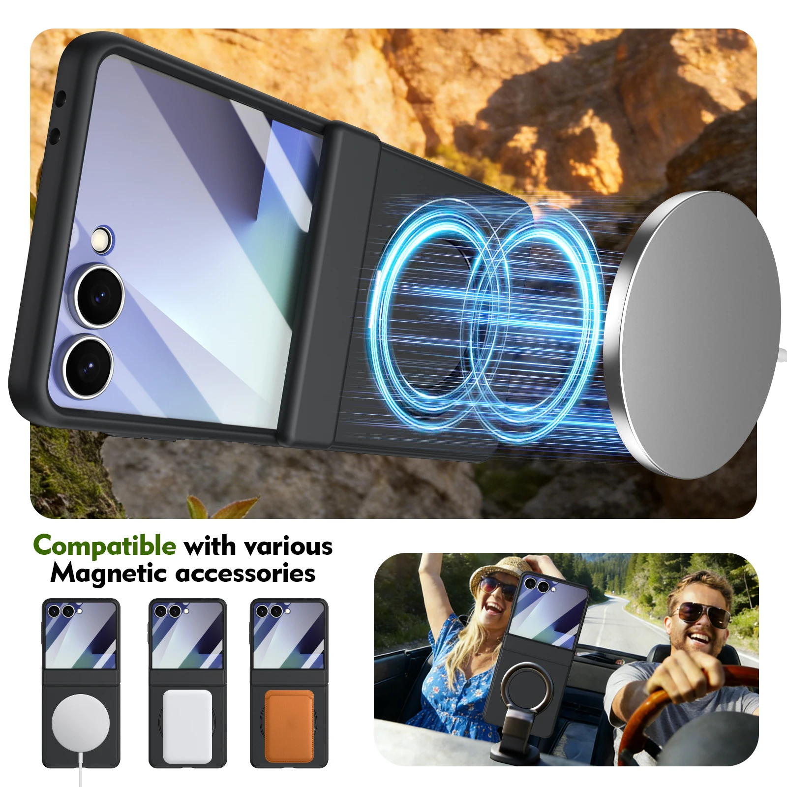 Universal Stand Holder Case with Hinge Protection