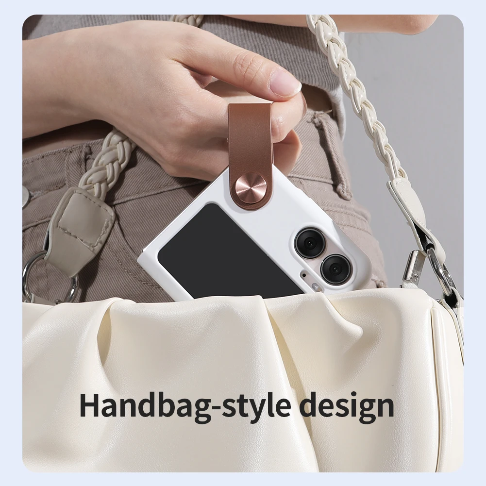 Nillkin für OPPO Find N2 Flip Case FlipFinger Stra Camshield Seidiges Silikon Stoßfeste Rückseite für OPPO Find N2 Flip – Detail 6