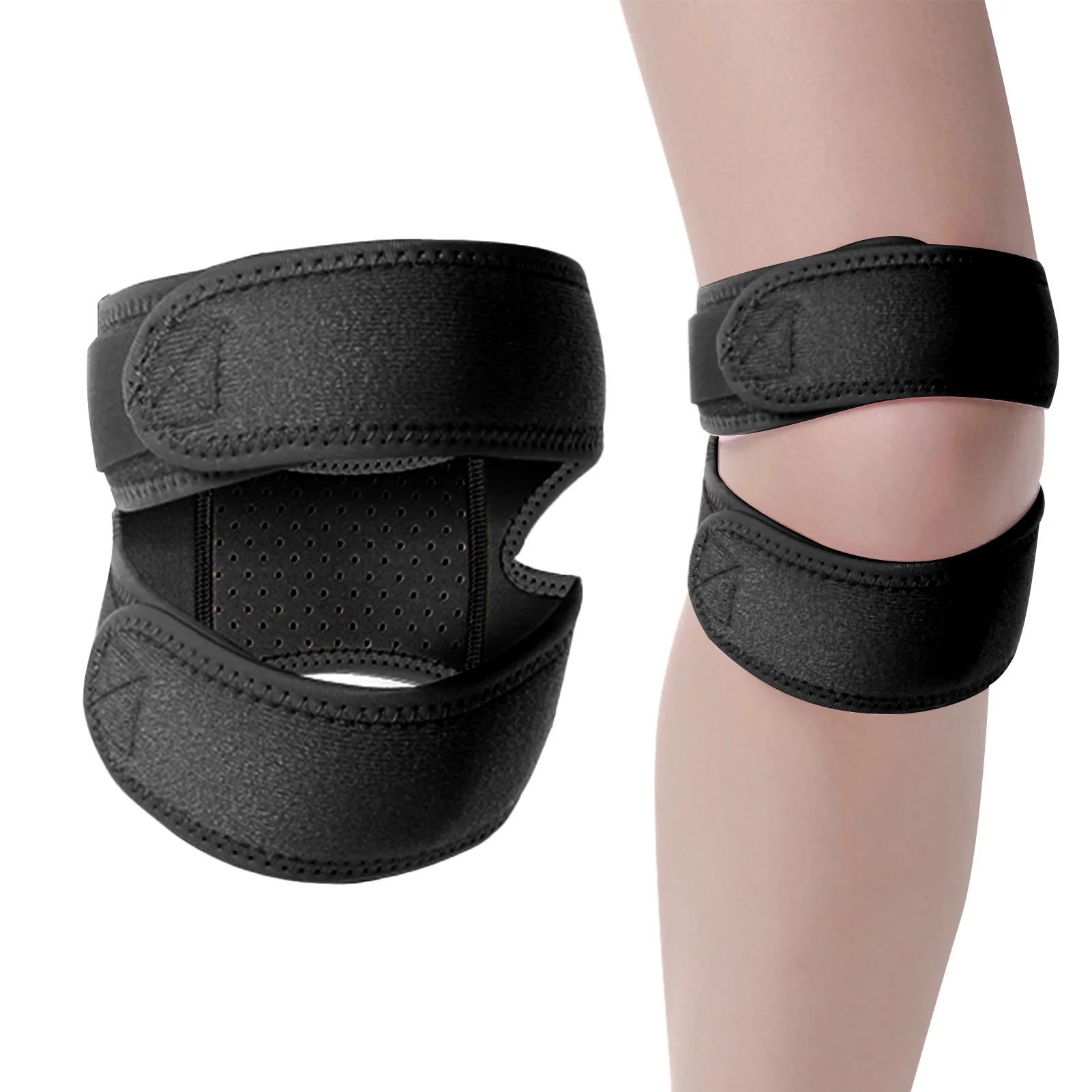 huiswerk Waardig Magistraat Sport Knie Ondersteuning Patella Riem Elastische Bandage Tape Sport Strap  Knee Pads Protector Band Voetbal Basketbal Sport Kniebrace| | - AliExpress