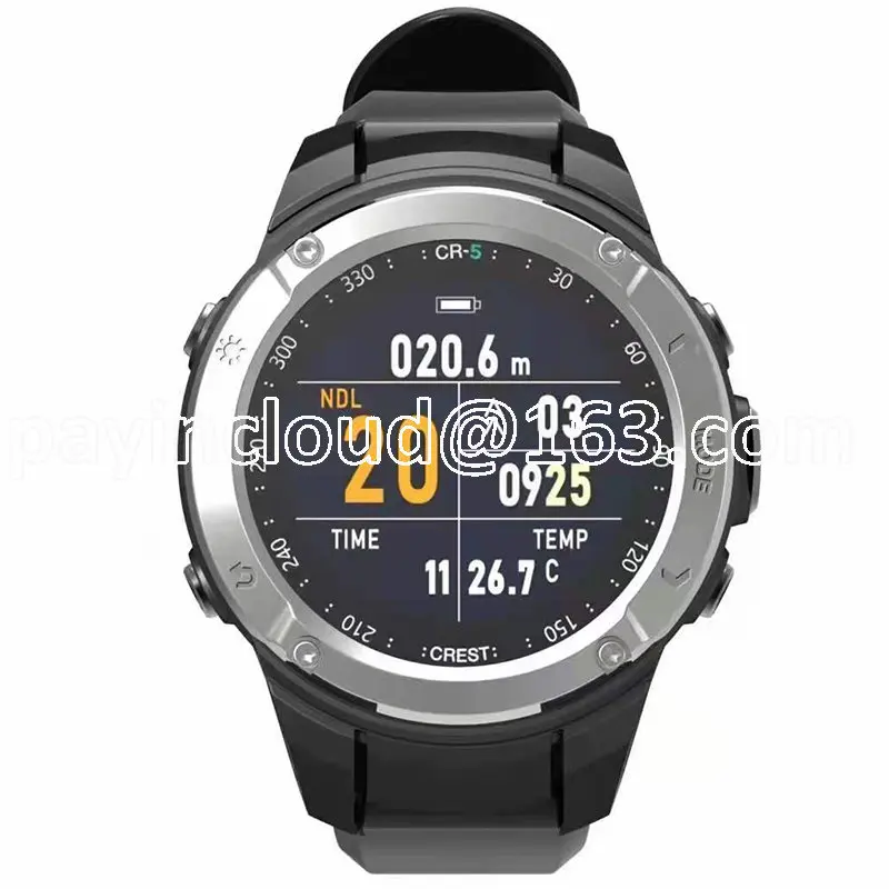 Cr5 Chinese Diving Outdoor Alpinismo Computer Watch Scuba Free Diving Ricaricabile Ultra-Long Standby