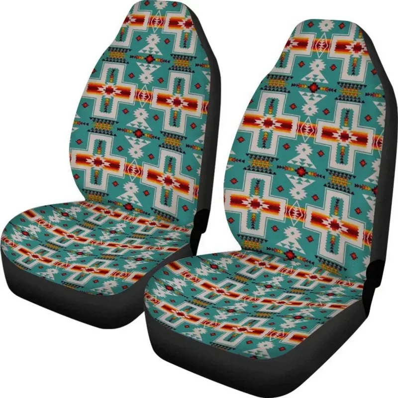 

American Pattern Covers Car Decoration Vehicle Seat Protector Cover Bag 2 Pieces Set