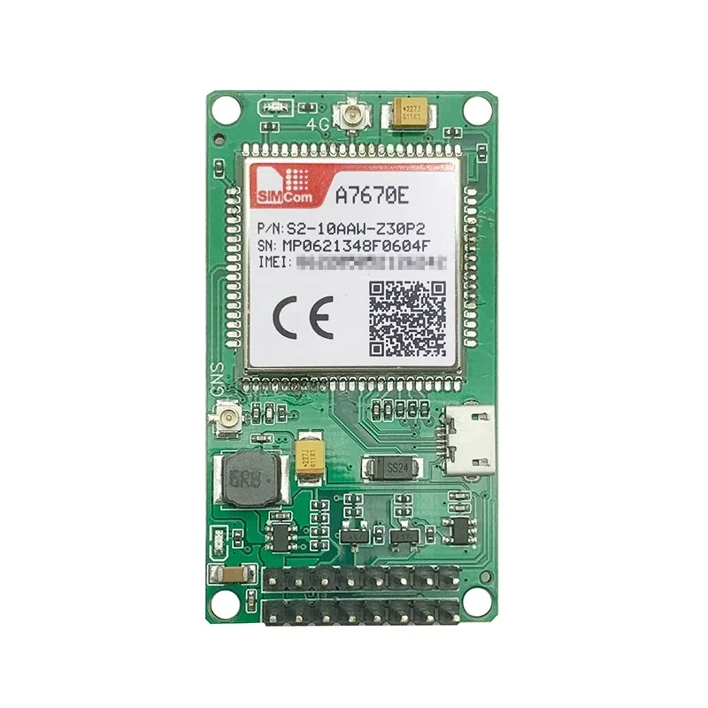 SIMCOM A7670E LTE Cat1 Module Development Board Without GPS For Eourpe Middle East Afica Korean Thailand Band B1 B3 B5 B7 B8 B20 simcom a7670e lte cat1 module core board with sim card slot for europe korea ttl uart without gps