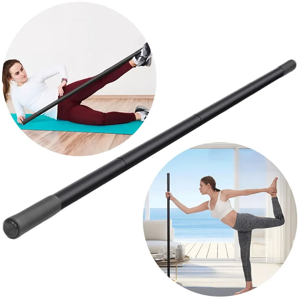 Yoga Stick 5 Ft Stretching Stick Adjustable Stretching Exercise Stick with Non-Slip Handle Stretch Stick for Exercise Stretching