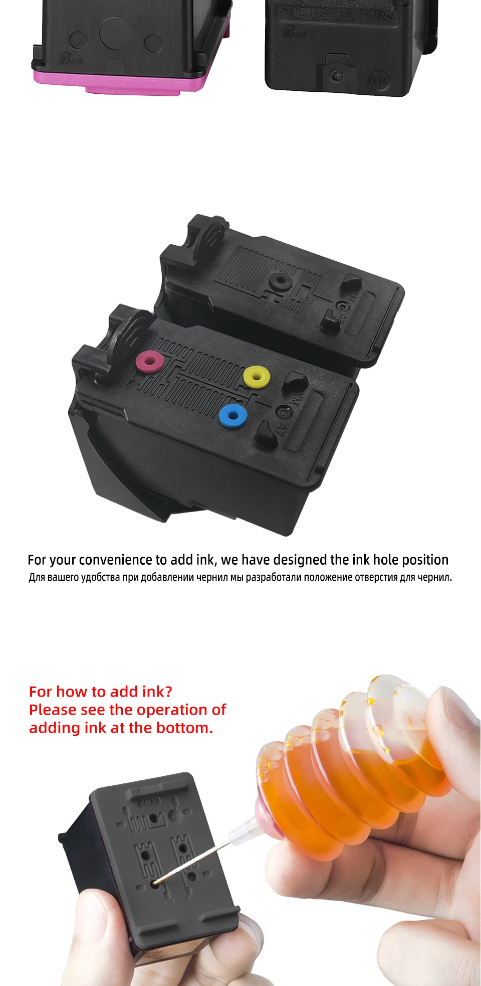 Imprimante Sans Fil SHILIU-241 XL Color Ink Cartridge For Canon