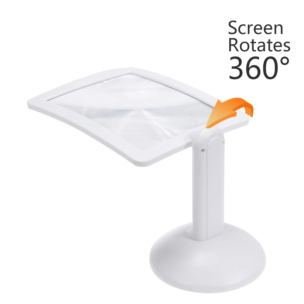 Reading Magnifier 3X LED Screen Hands Free With Light