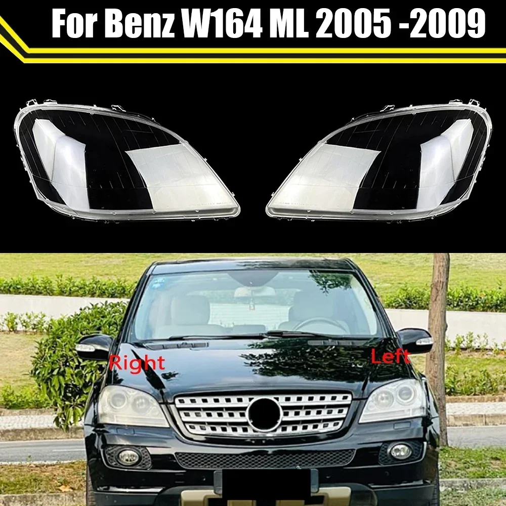 

Передние крышки абажура для автомобиля, крышка для фары Mercedes-Benz W164 ML 2005 ~ 2009