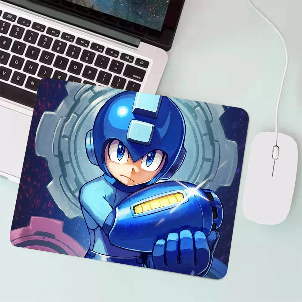 Mega Man Rockman Small Gaming Mouse Pad Pc Gamer Keyboard Mousepad Xxl Computer Mouse Mat Laptop Carpet Anime Mause Pad Desk Mat