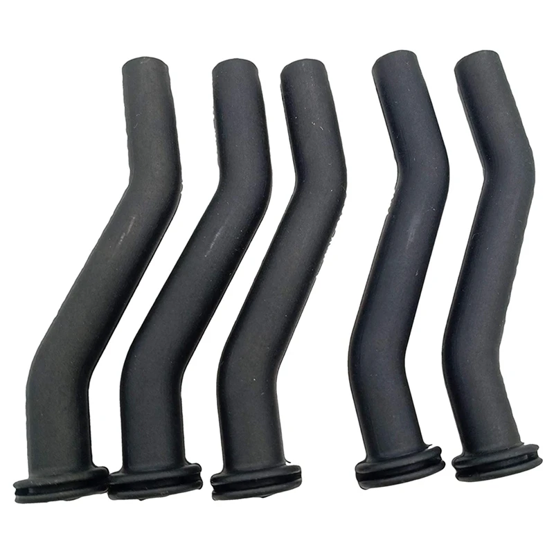 

NEW-5Pcs Vacuum Hose 596163 593998, 797408, Black For Briggs & Stratton