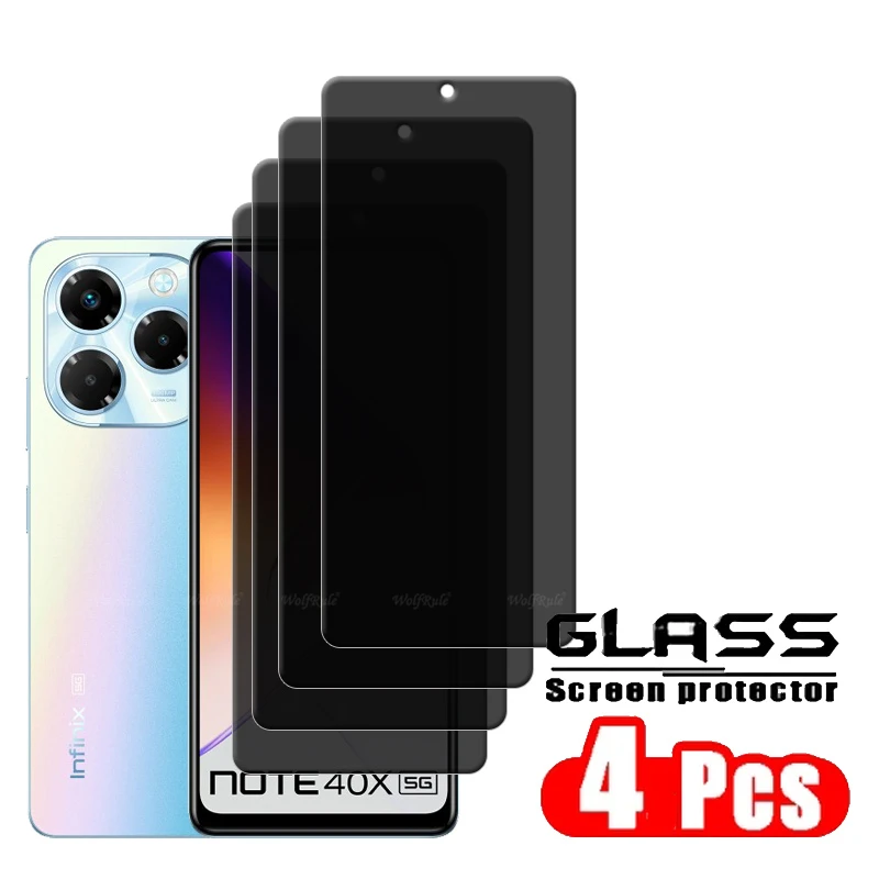 4 قطعة ل انفينيكس نوت 40X 5 جرام زجاج انفينيكس نوت...