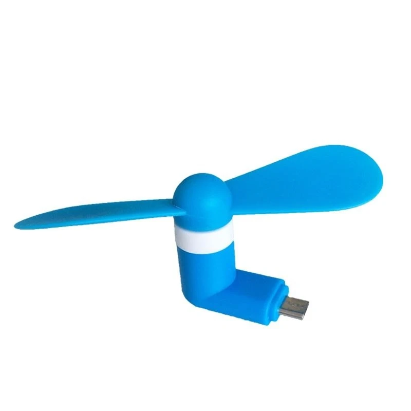 미니 휴대용 마이크로 USB 폰 선풍기, 가벼운 핸드헬드 쿨러, 여름용 포켓 야..