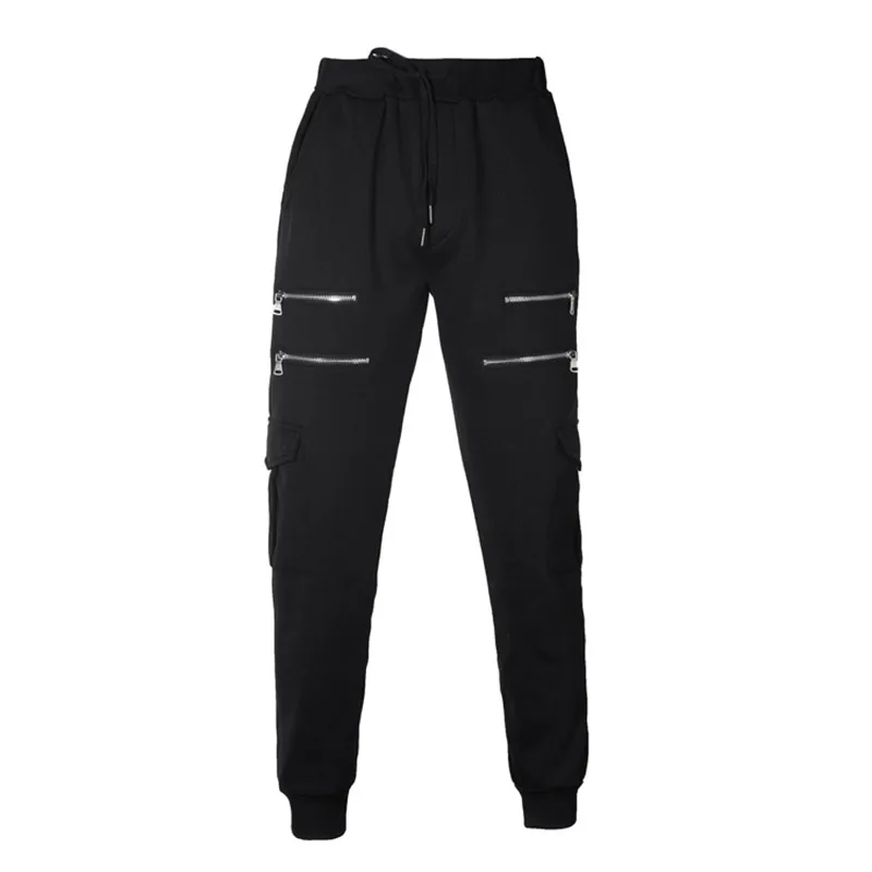 KPOP Fashion Style Harajuku Slim Fit Trousers Loose All Match Sport Casual Pants Button Korean Style Pockets Camouflage Pants