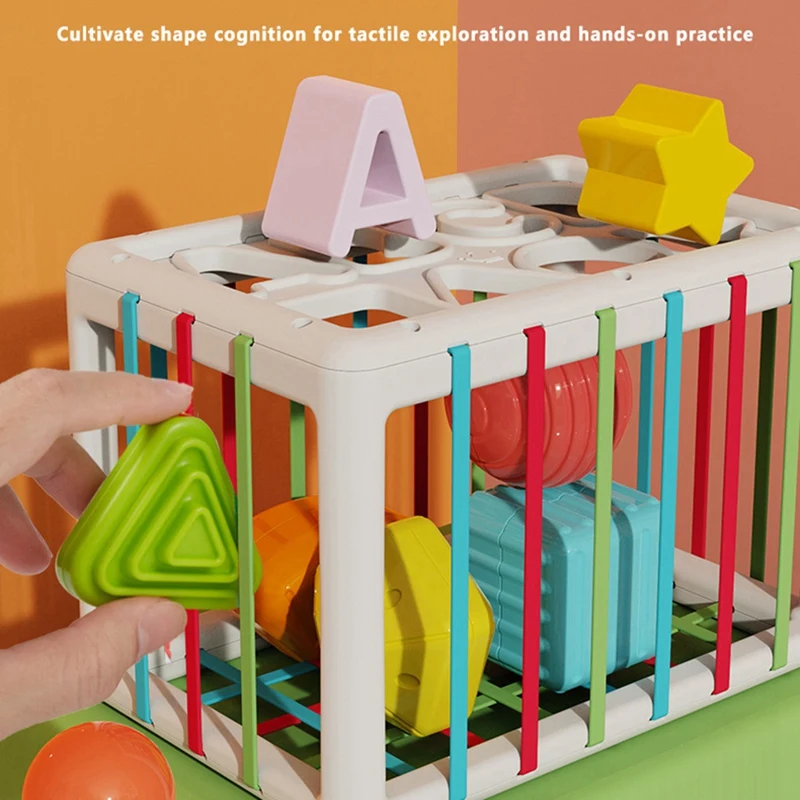 

Baby Toys Colorful Shape Blocks Sorting Game Baby Montessori Sensory Learning Educational Toy Infant Toddler Birthday Gifts