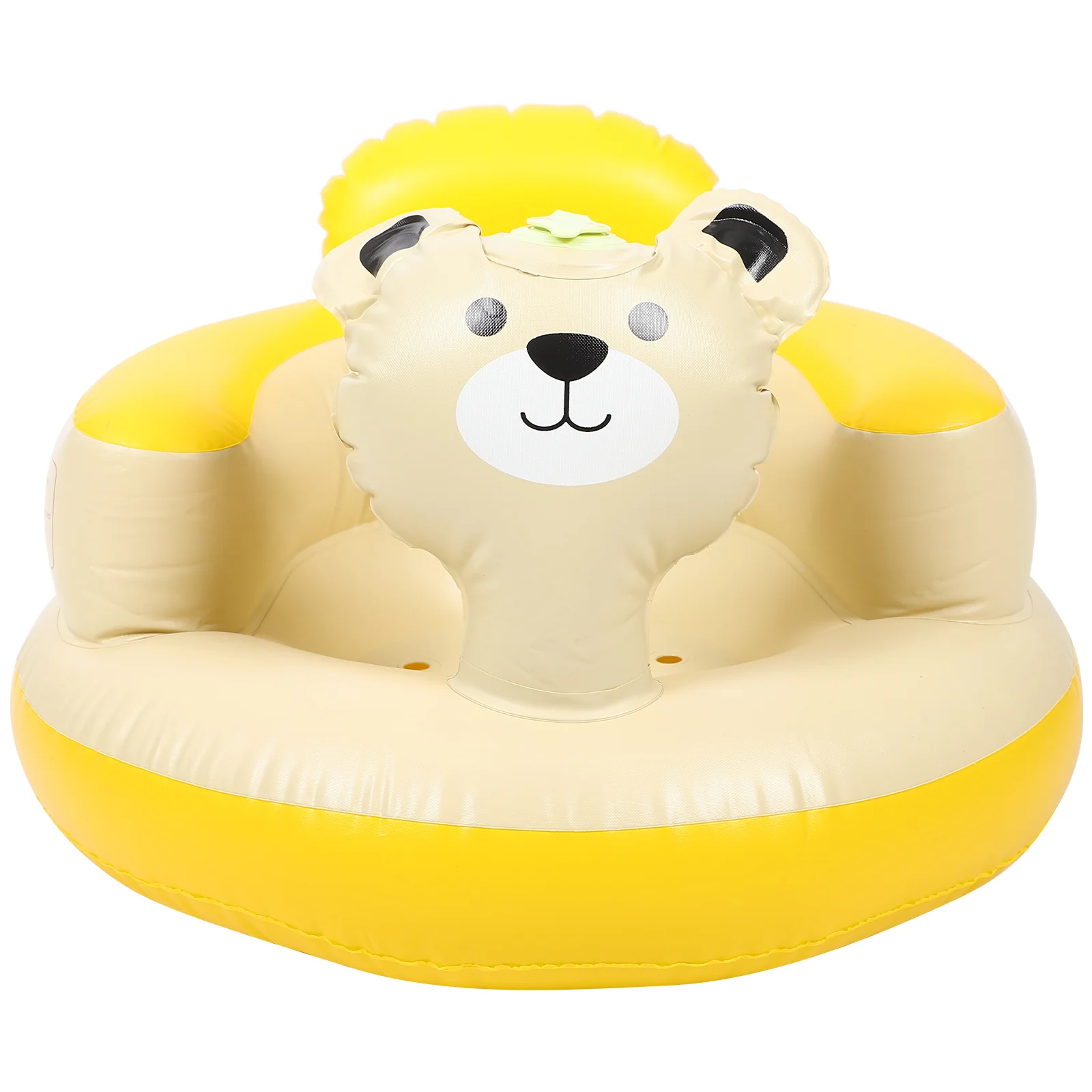 

Children's Inflatable Sofa Shower Chair Infant Seat for Sitting up Animal Back Support