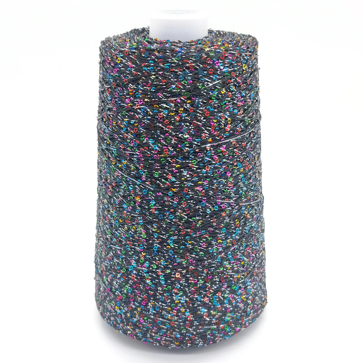 500g 2mm Sequins Yarn Crochet Knitting Yarn High-density Needlework Hand Knitting DIY for Woman Woollen Hat Scarf