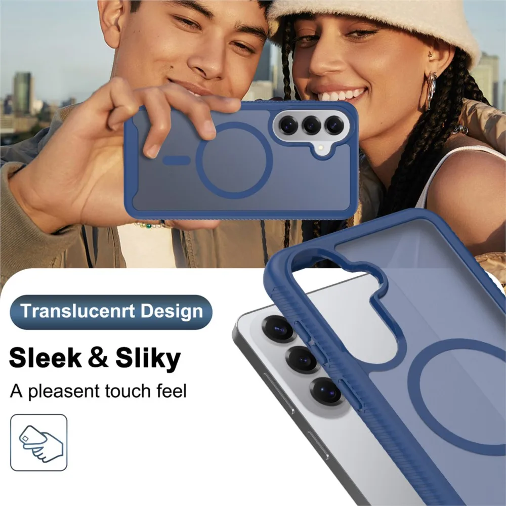 Ultimate Heavy Duty Armor Magnetic Shockproof Case with Full Protection and Transparent Design