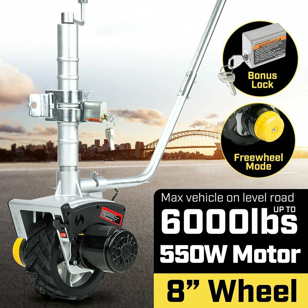 12v 550W Power Jockey Wheel motorised electric mover caravan trailer boat