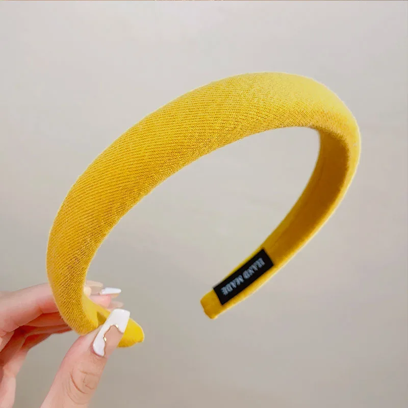 BELEVO Fasce Per Capelli Donna, Extra Large Fascia Capelli Donna 18cm Elastica Yoga Fascia Per Capelli Bandana Accessori Capelli 4 Pezzi