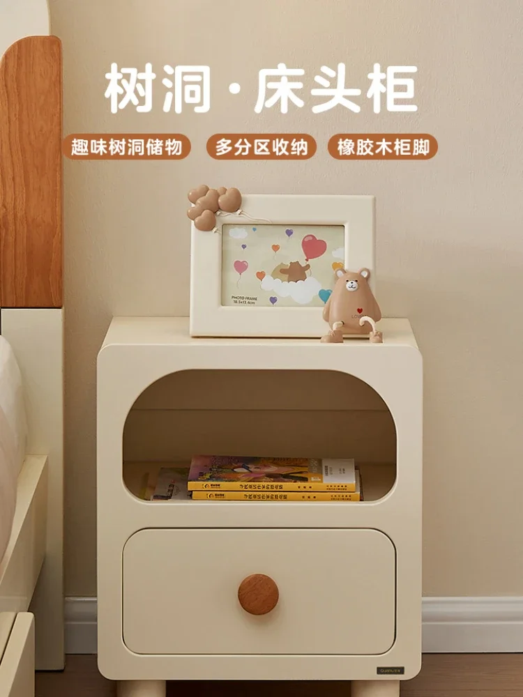 Simple modern children's bedside table, locker, bedroom storage, bedside cabinet