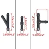 Windshield Washer Tube Connector Joiner T Piece Straight 3 Way Y Piece Air Fuel Water Gasoline Cleaner Washer Nozzle Hose 18Pcs 5