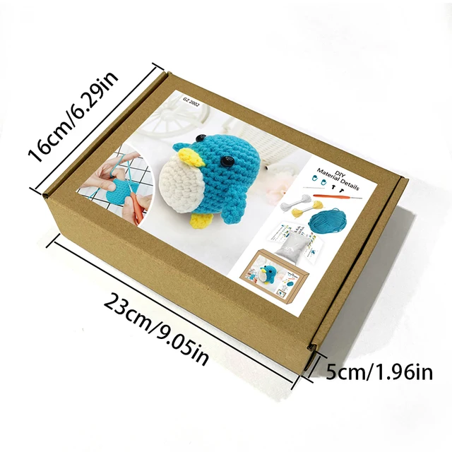 Débutant Crochet Kit pour enfants porcelet lapin poussin coton Crochet  Starter bricolage artisanat complet matériel Pack - AliExpress