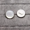 10mm- 22mm Shank White Pearlescent  Fashion Buttons for coat Shirt Sweater Classic Pearlescent Sewing Buttons 3