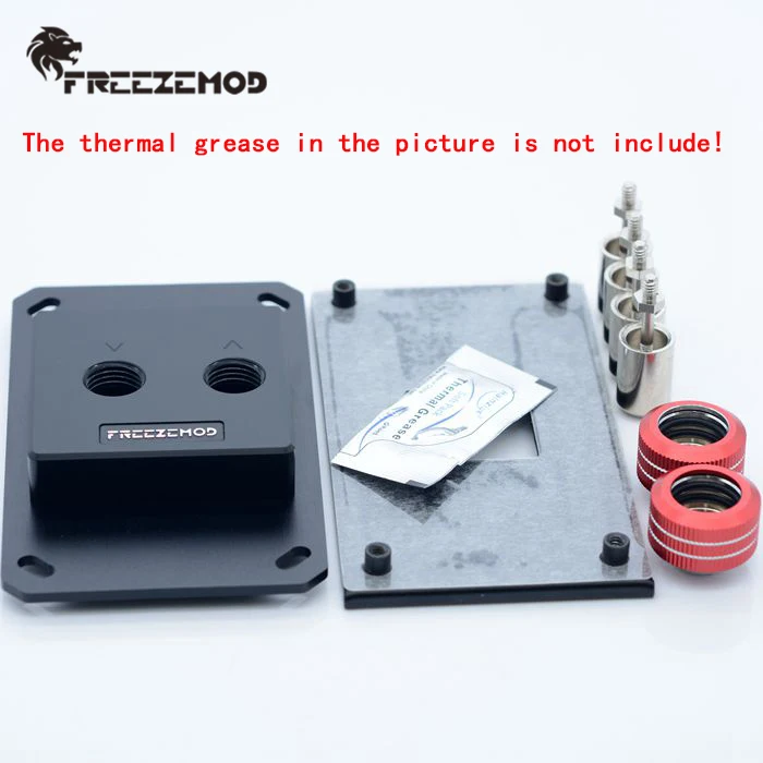 Zemod-copper Cpu Cooling Block Refrigerador de Água Full Metal Micro Channel Ryzen Amd Am2 Am3 Am4 Mod Amd-pooc - Imagem 4