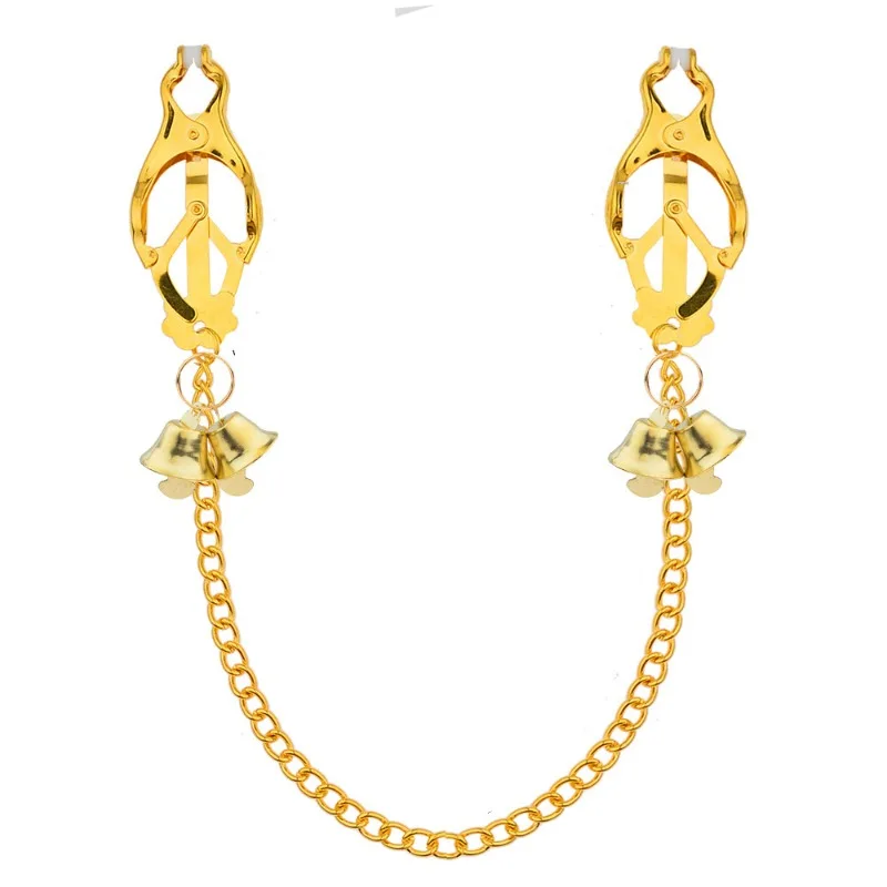 Pinze per capezzoli per adulti, giocattolo a doppia punta, pinze a farfalla in metallo, massaggio al seno, preliminari di coppia, accessori SM, articoli per adulti._voghion.com