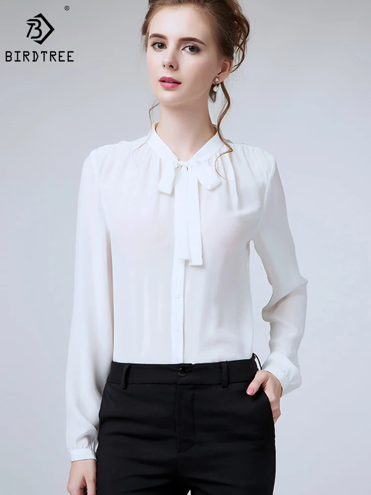 En Camisa De Seda Mulberry Other Stories Mujer Verde Claro - Main Image