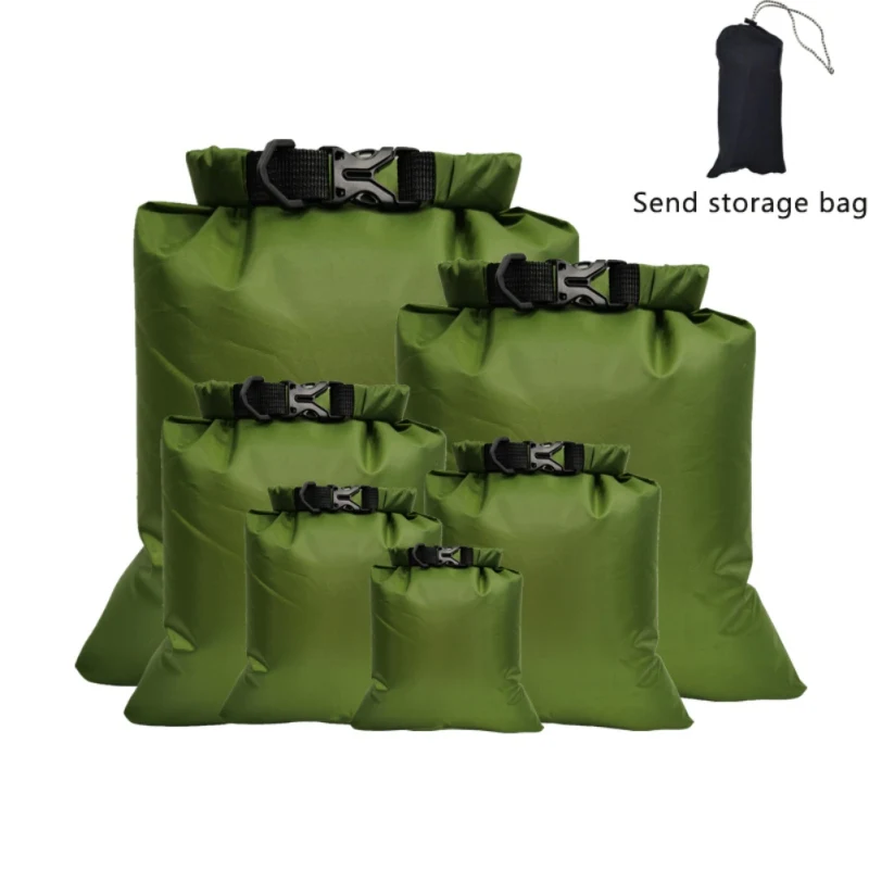 5PCS Waterproof Dry Bag Pack Sack 1.5/2.5/3/3.5/5/8L Swimming Rafting Kayaking River Trekking Floating Sailing Canoeing Boating