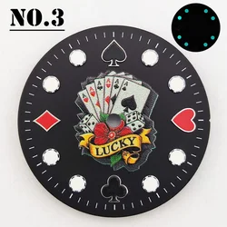 28.5mm Customizable Men's Watch Dial with Creative Icon Design (Creative dial - 3)