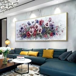 DIY Large Size Phalaenopsis Flower Diamond Painting Kits Full Drill Diamond Embroidery Wall Art Painting Cross Stitch Home Decor