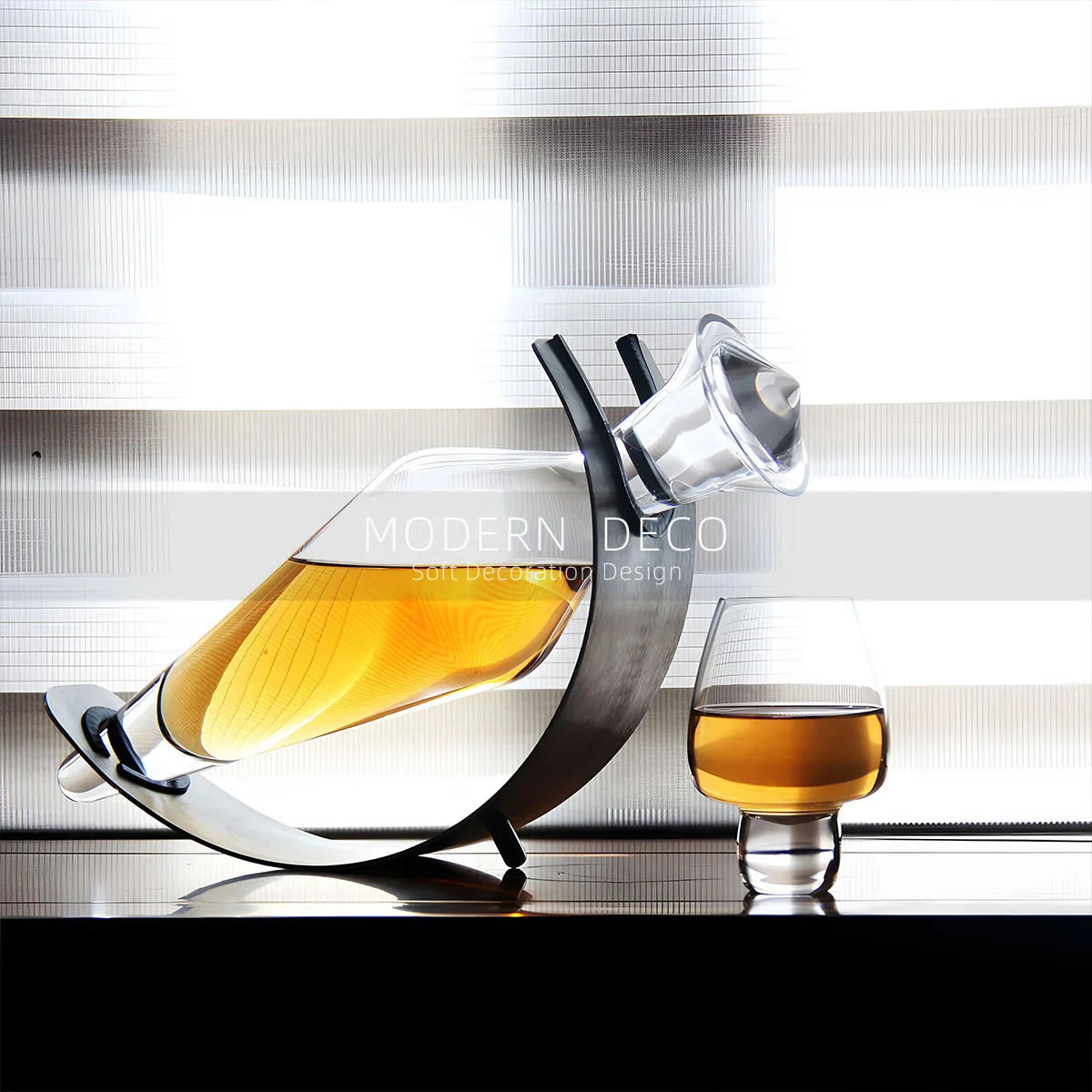 

Modern Luxury European Cupid Wine Set Decanter Model Room Dining Room Living Room Decoration