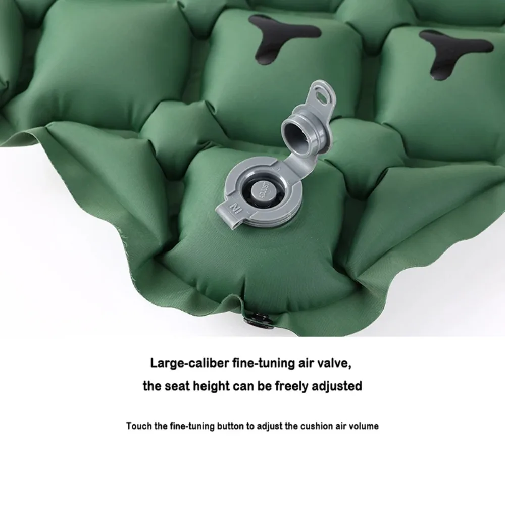 Inflatable Seat Cushion,Portable Lightweight Travel Air Sitting Pad,Moisture and Water Resistant Camping Chair Mat for Outdoor