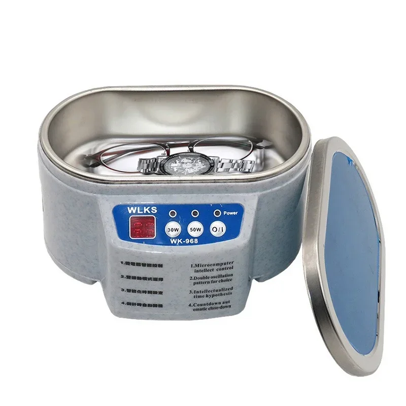 30/50W Ultrasonic Cleaner Sonicator Bath 40Khz Degas For Home Watches Contact Lens Glasses Cleaner Machine Teeth Makeup Razor 3