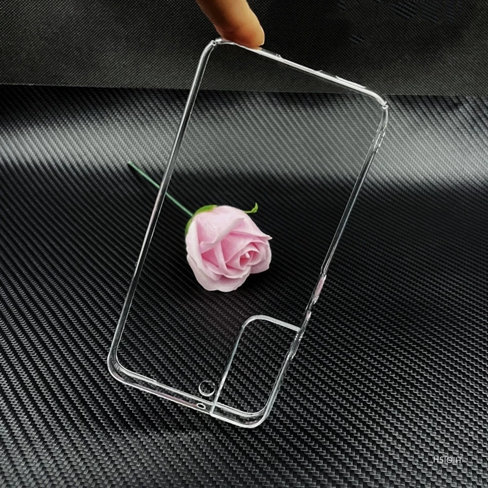 Ultra-Durable Shockproof Clear Phone Case - Hard PC Plastic Protective Cover
