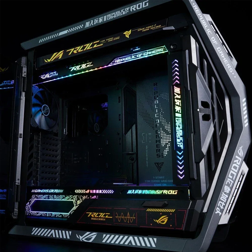 DIY ARGB Lightboard Kit for Asus GR701 Chassis ROG HYPERION Gamer Cabinet Laser Lighting Panels MOD Refit Plate 5V AURA SYNC pc case pc chassis