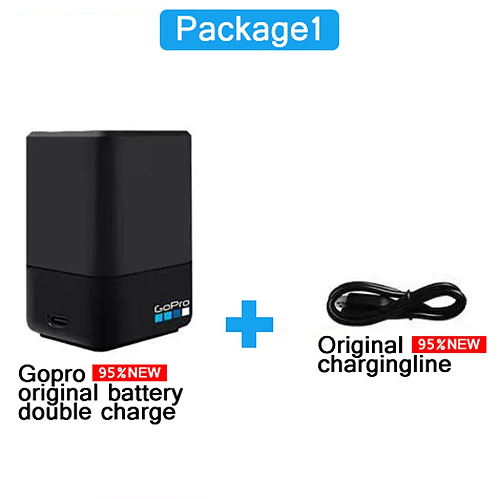 GoPro HERO 5 6 7 Black用 純正バッテリー デュアル充電器 HERO GoPro HERO 5 6 7 Black用 純正バッテリー デュアル充電器 HERO