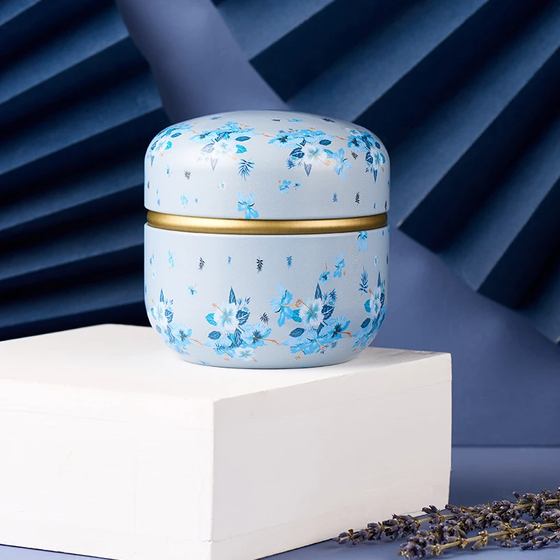 Portable Tea Storage Sealed Metal Box Canister for tea tin box