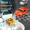 1:87 Mini Rc Car for Boys 2.4G Wireless Racing Cars with Light Storage Remote Control Vehicle Electric Model Toys Children Gfit 1