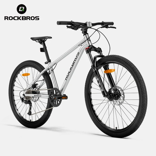 ROCKBROS Vélo enfant cadre en alliage d'aluminium léger 9 vitesses pour adolescents garçons et filles 16/20/24/26 pouces vélo co 1