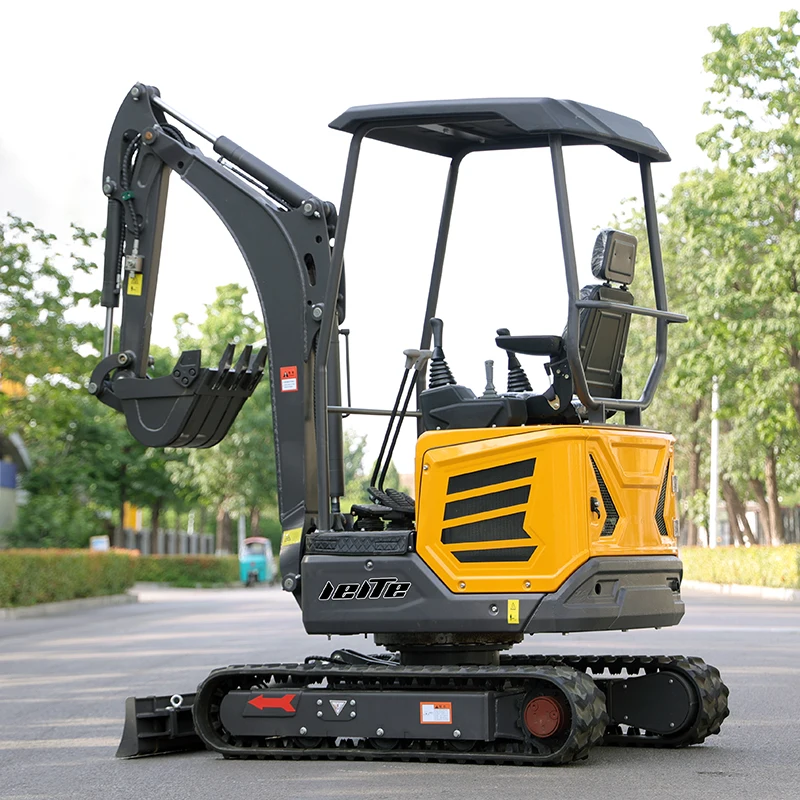 Epa Euro 5 2 T Piccolo Micro Escavatore Chiuso Bagger Digger Mini Escavatore Da 2 Tonnellate Con Benna A Pollice In Vendita