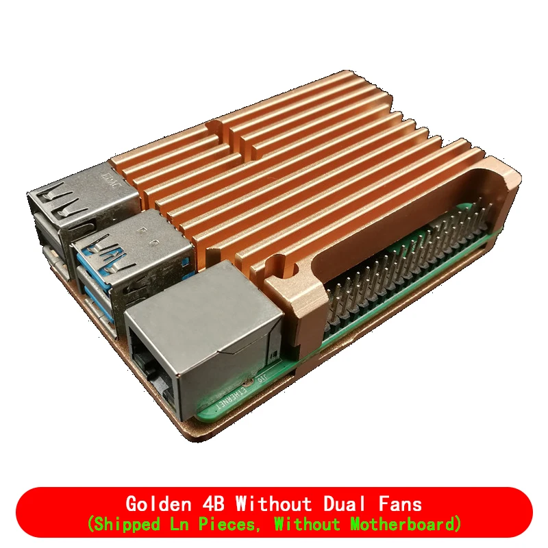 Aluminum Case with Dual Cooling Fan - Premium Metal Enclosure
