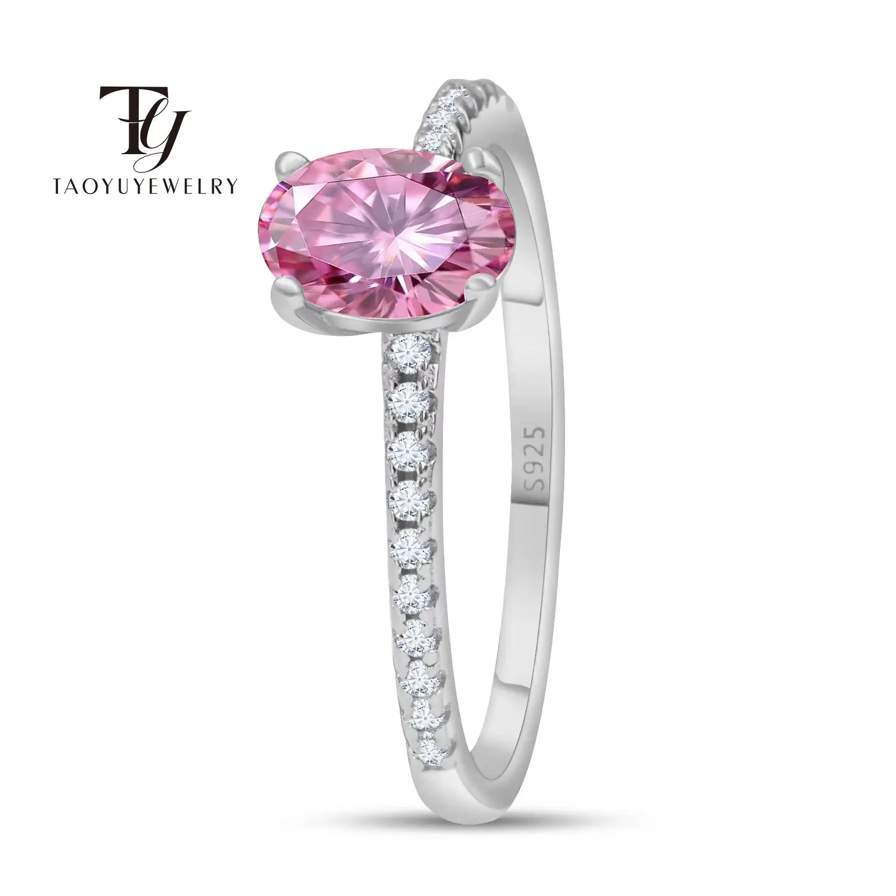 1,0 Karat Königsblau Farbe Moissan ite Ring Sterling Silber massiv Gelbgold Farbe Hochzeit Verlobung ringe für Frauen
